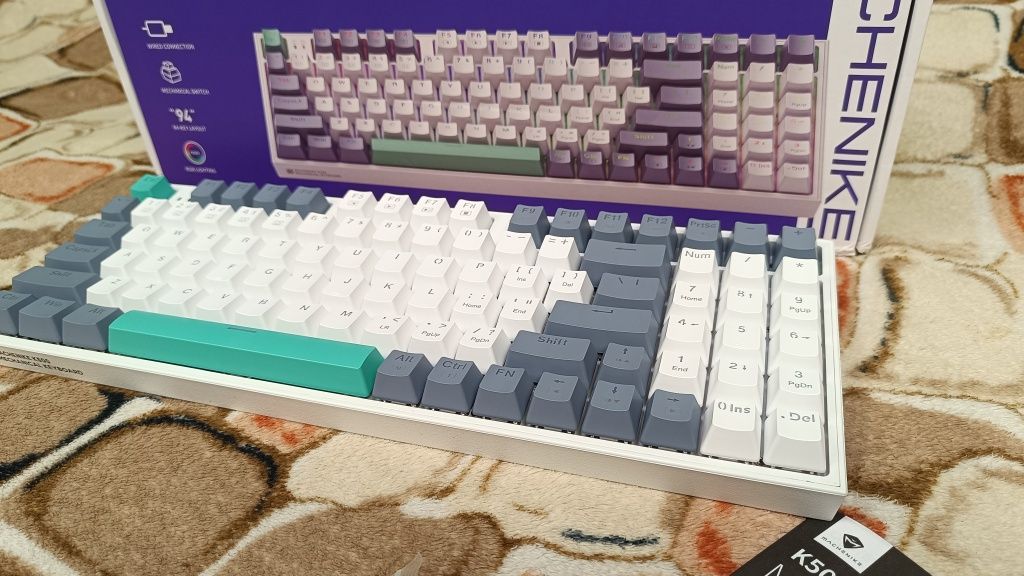 Механічна клавіатура з HOT-SWAP Machenike K500 94Key RED SWITCH RGB п