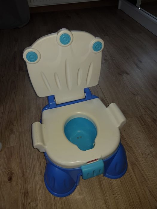 Duzy wygodny nocnik Fisher Price