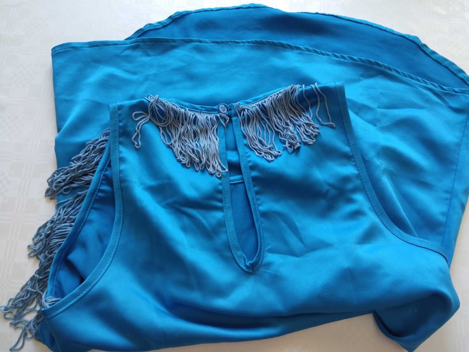 Blusa de seda modelo túnica