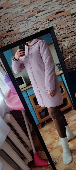 Куртка стьобана подовжена весняна