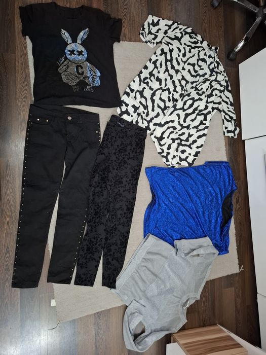 Odzież paka L/40-42 spodnie bluzka koszula dres