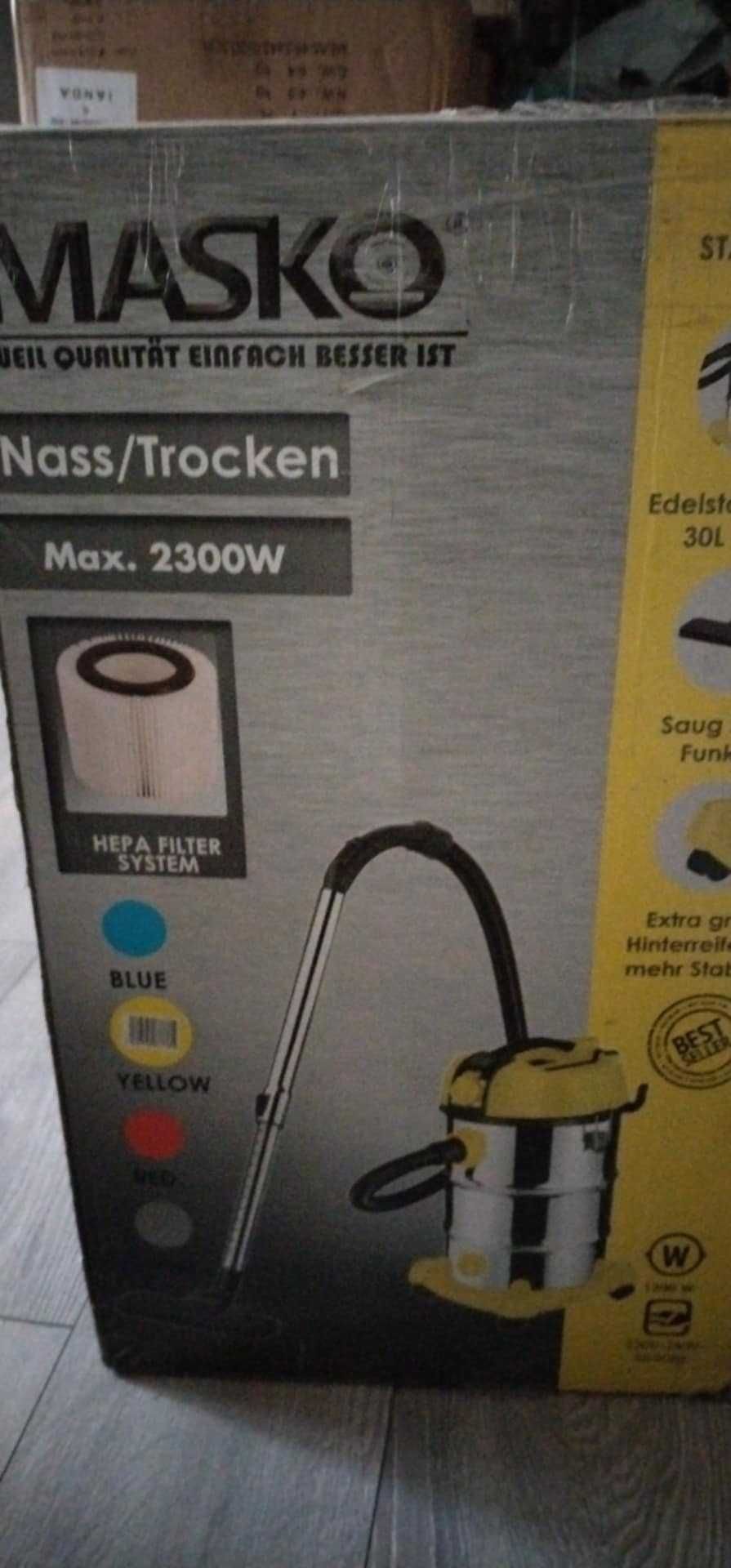 Odkurzacz przemysłowy do odkurzania na mokro i na sucho