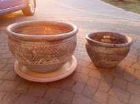 2 x Donica ceramiczna zewnętrzna