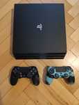 Ps4 pro 1tb używana 2 pady + 1 gra do wyboru