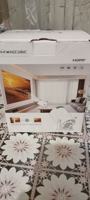 Проектор MagCubic HY300 Pro для Дома Портативный СмартLED  Андроид 11