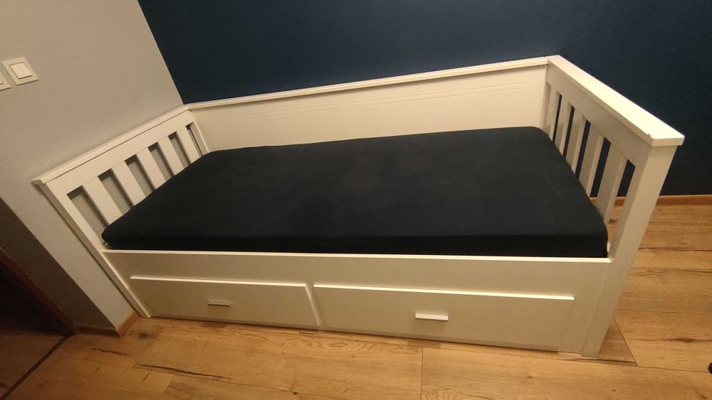 Łóżko 90x200, białe, Agata meble