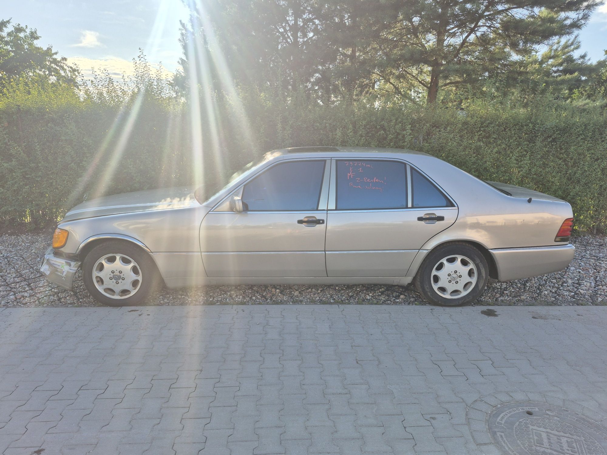 Mercedes 400sel w140 locha gold edition 79.000mil dociągi