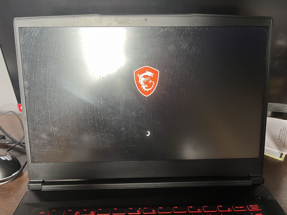 Laptop MSI GF63 Thin 12VE rtx4050 i5-12450H 512gb ssd 16gb ram