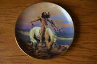 patera talerz Indianin Western Museum Franklin Mint