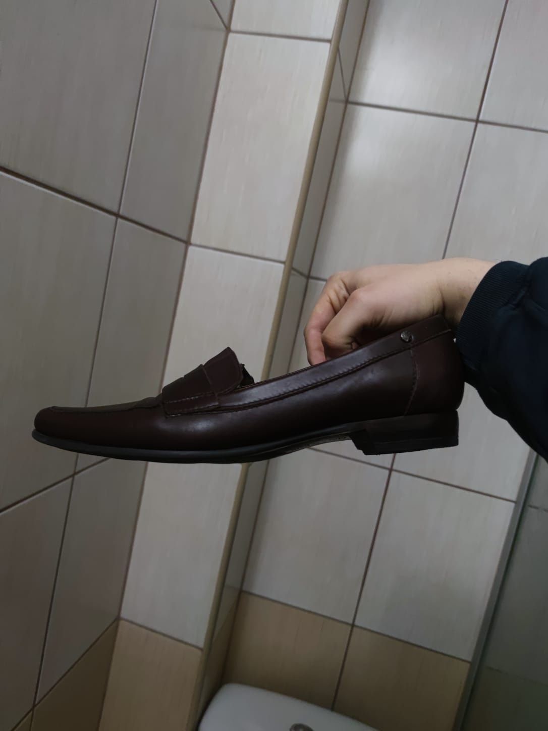 buty damskie 39 czółenka Marc O'Polo mokasyny obuwie brązowe kremowe c