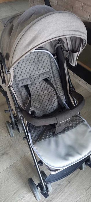 Stylowa wkładka do wózka Premium – dwustronna, miękka, oddychająca