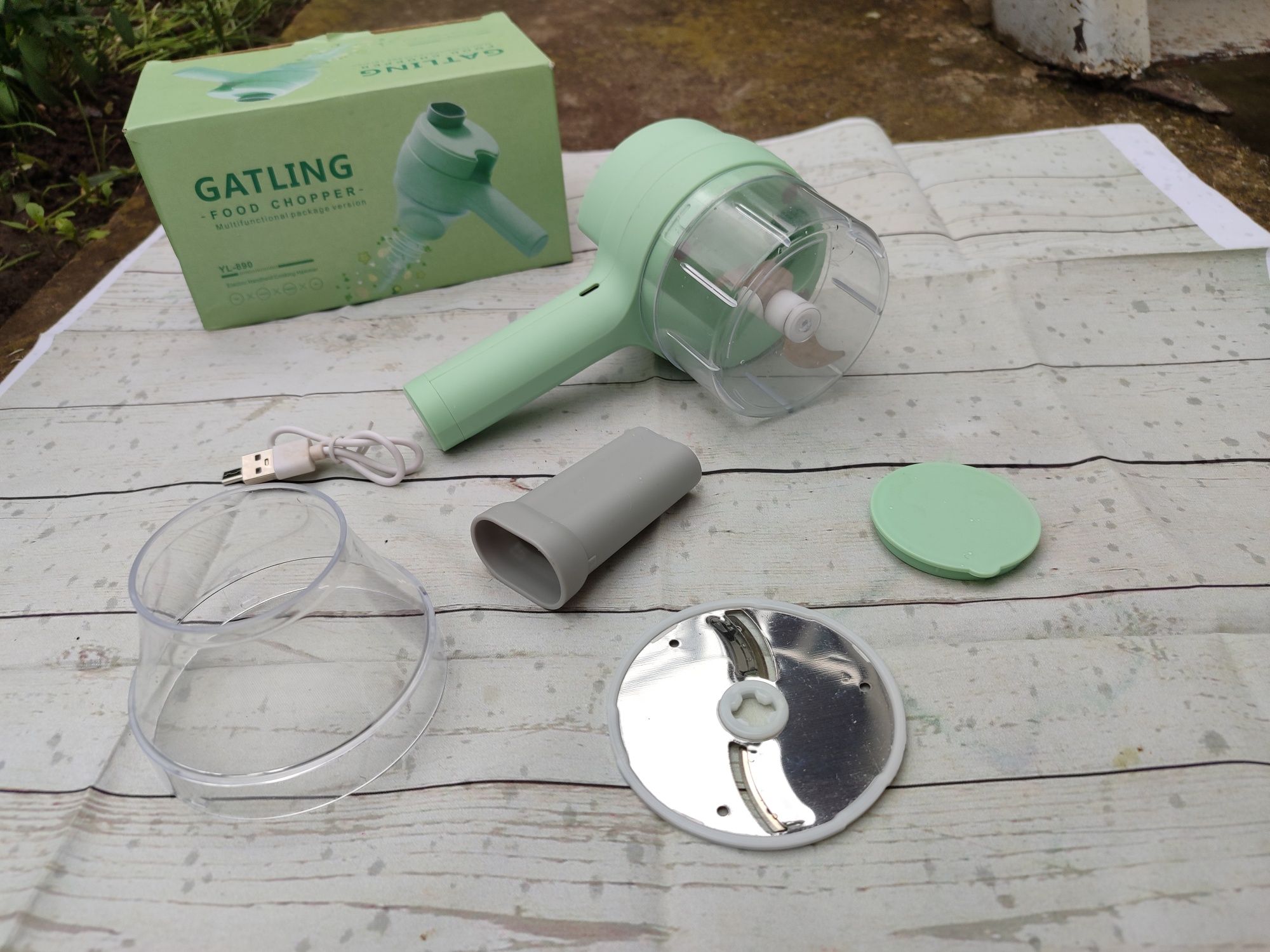 Багатофункціональний електроподрібнювач Gatling  USB