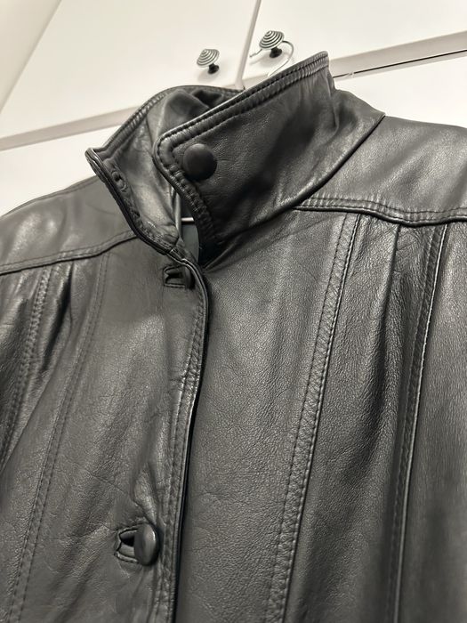 Kurtka skórzana damska czarna M L XL skóra vintage