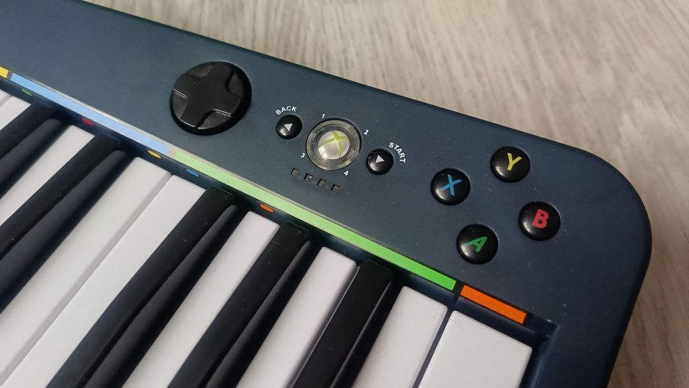 Keytar klawisze keyboard rock band 3 xbox