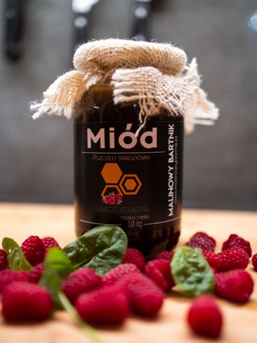 Miód Spadź Iglasta 1 kg - 100% Najlepszy Miód z Własnych Pasiek
