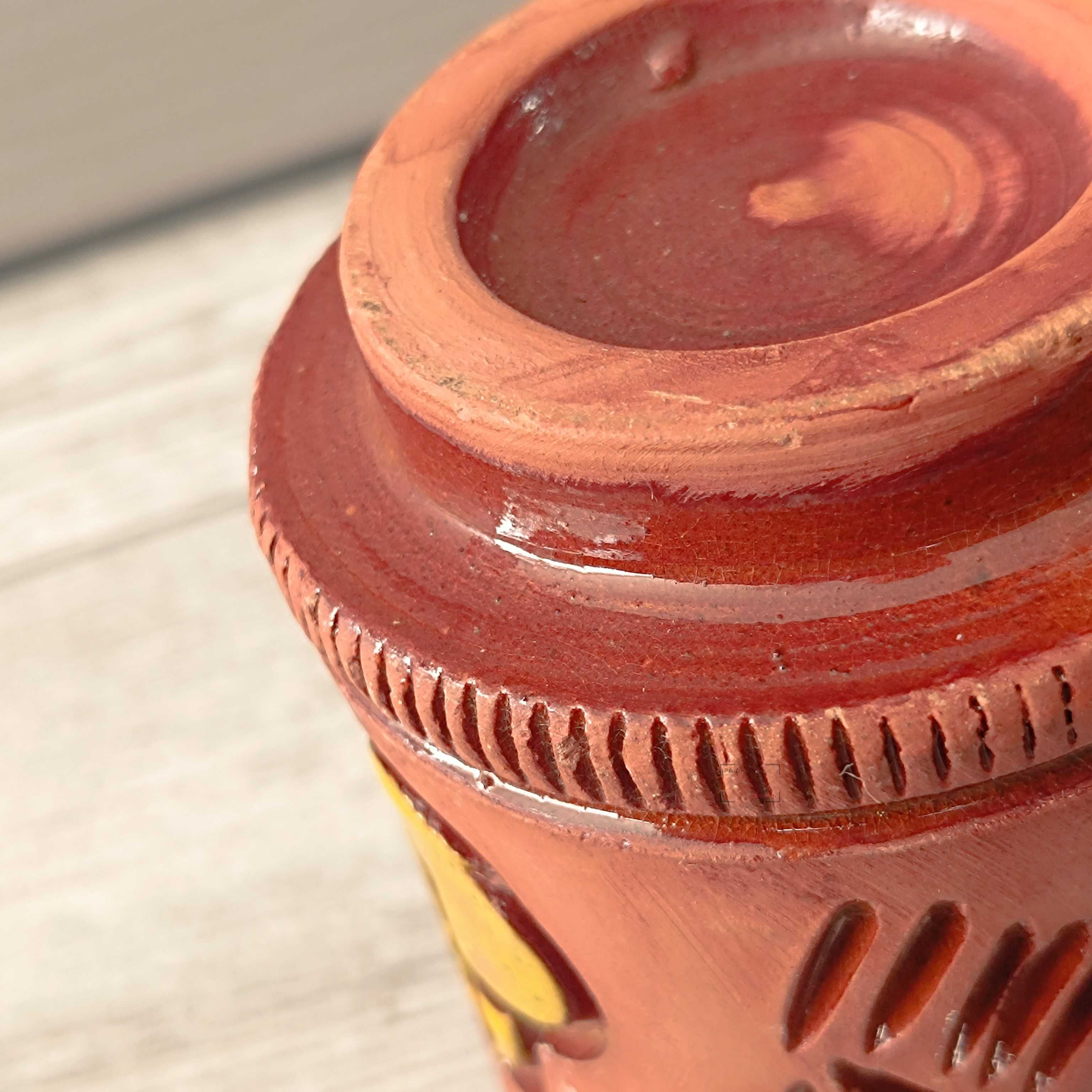 PIĘKNY pamiątkowy kubek ceramiczny z Bliskiego Wschodu