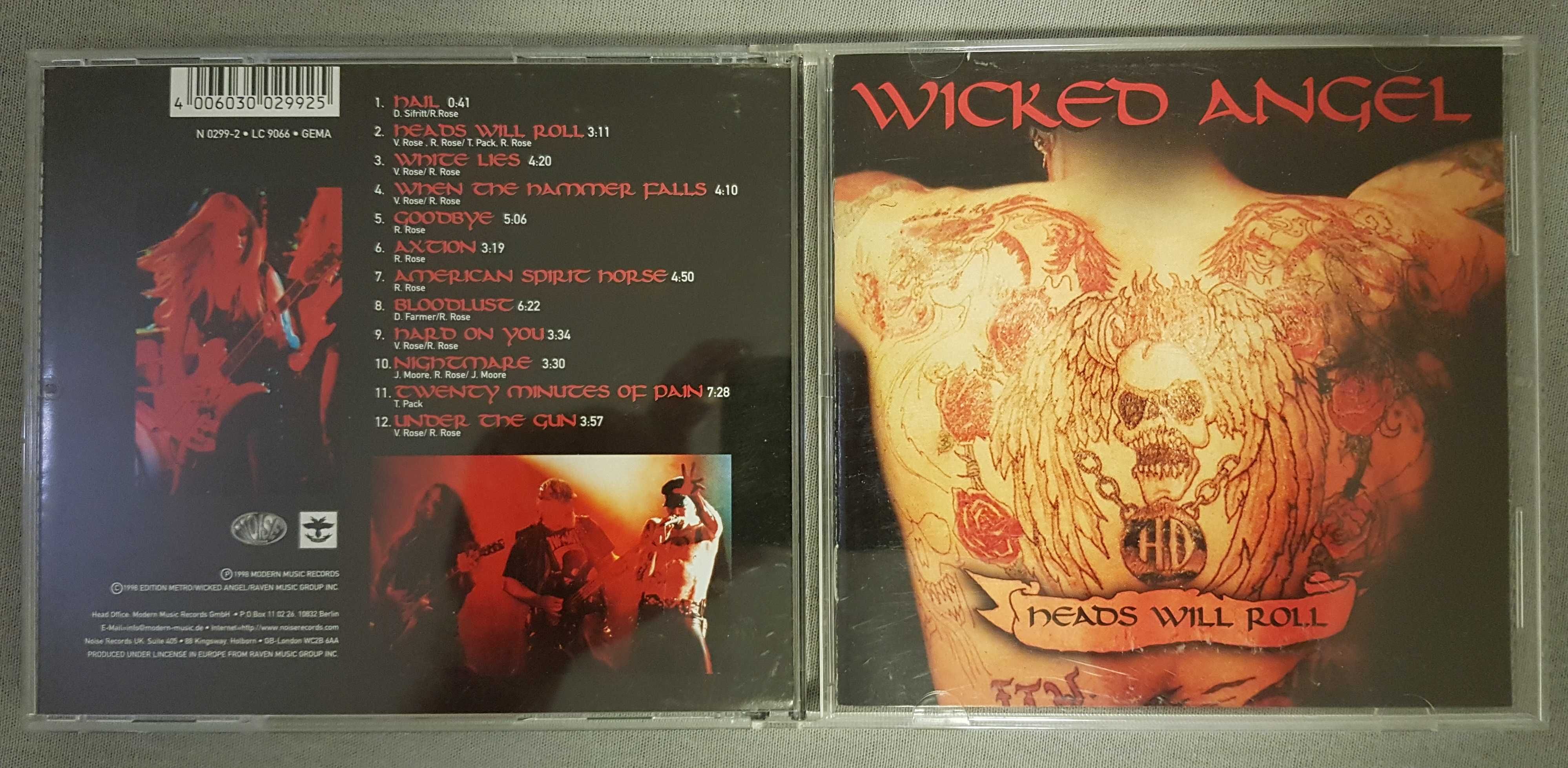 Wicked Angel - Heads will roll - CD