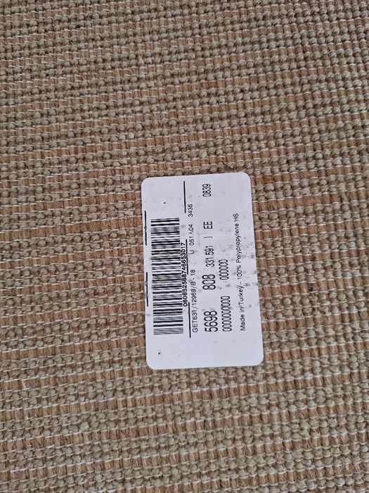 Carpete como nova 133×195