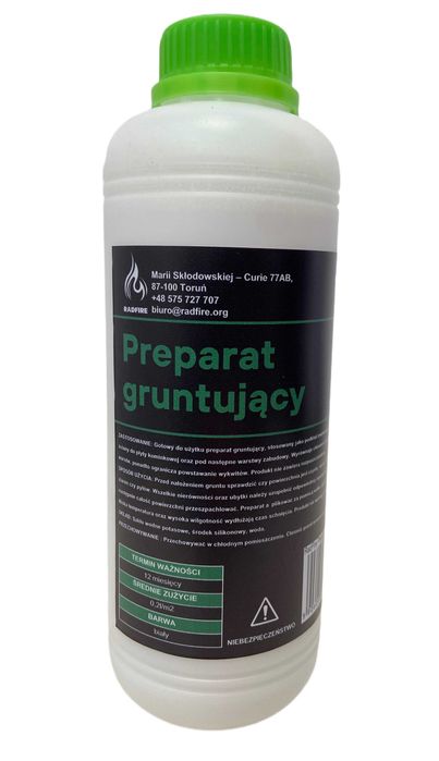 Preparat Gruntujący do płyt kominkowych,