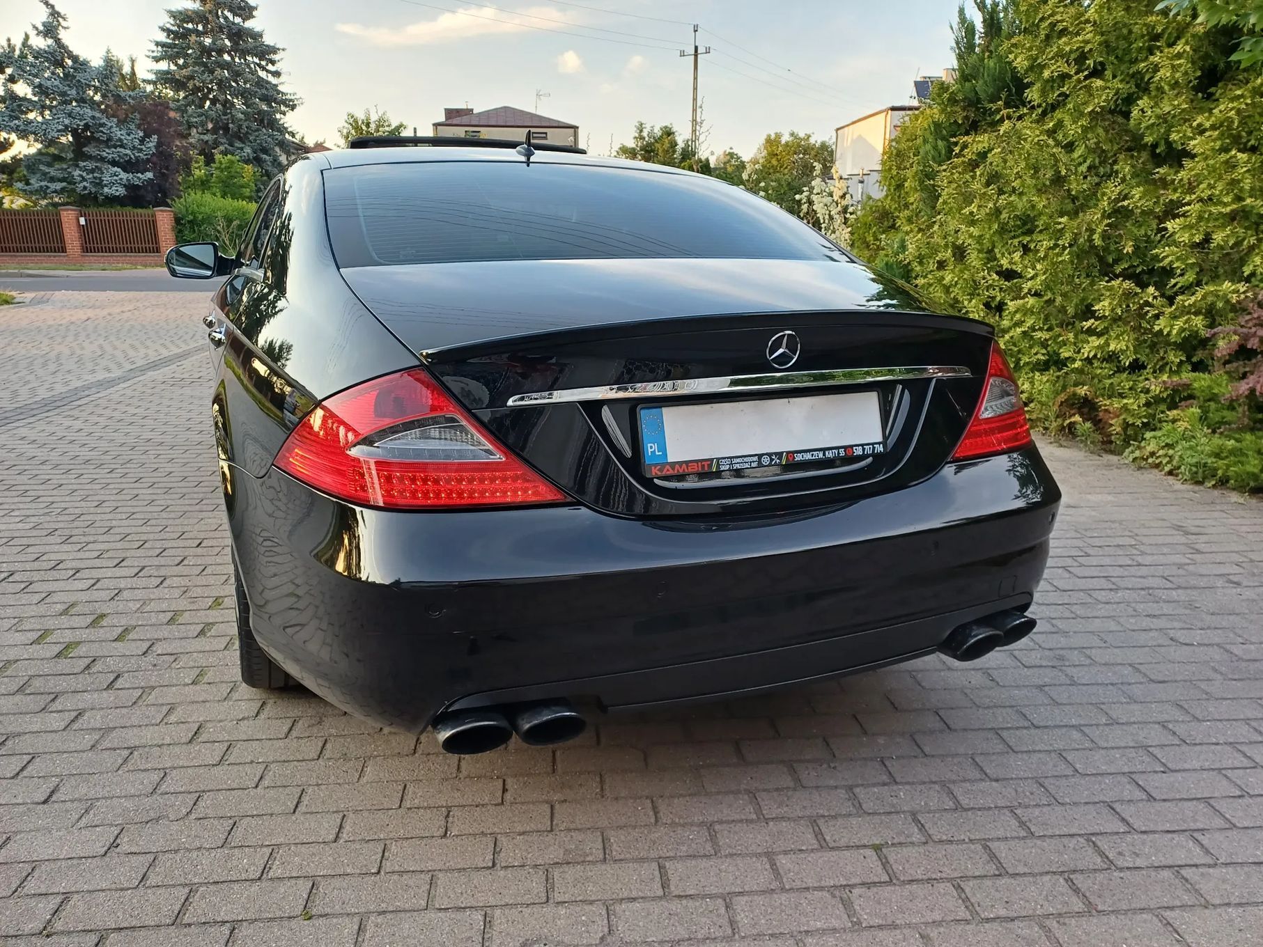 Mercedes-Benz CLS 3.2 CDI 224KM 2008r Jasna skóra