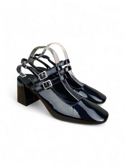 Buty damskie Anna Field r. 40 - lakierowane czarne czółenka