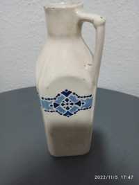 Karafka na olej, porcelanowa art deco