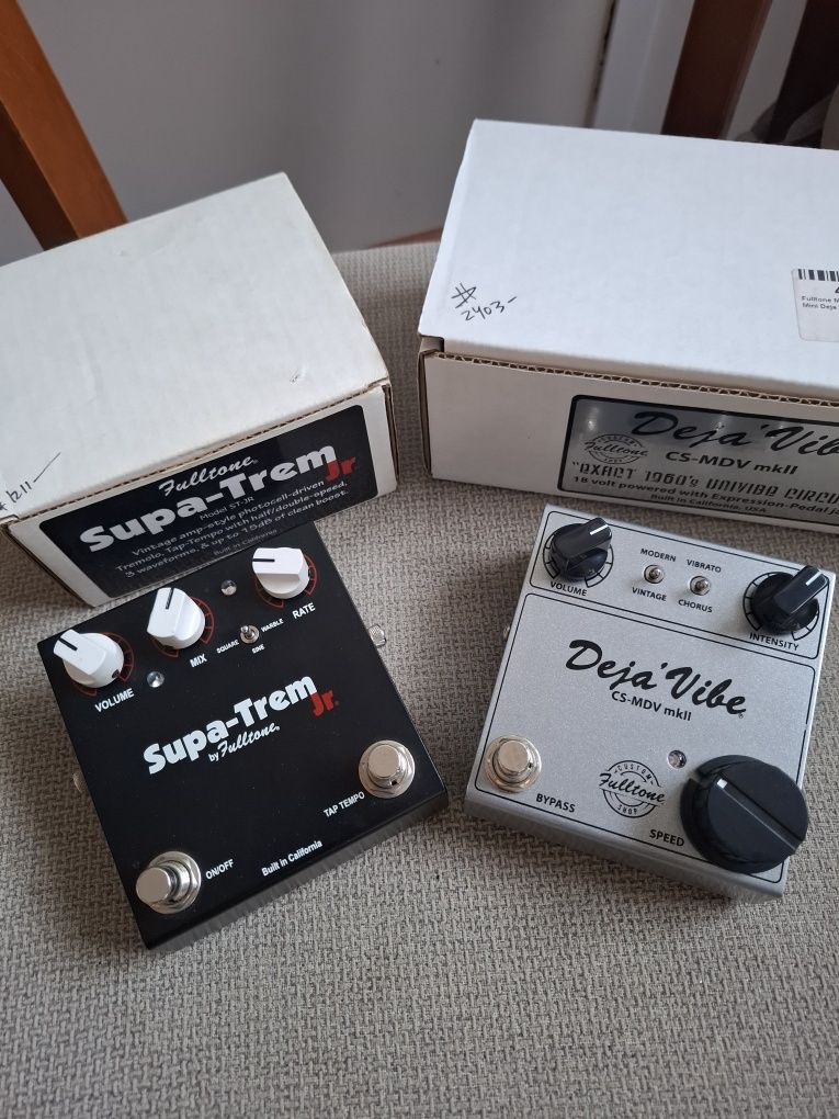 Fulltone Supa-Trem Jr Tremolo/  Mini Deja Vibe MK 2
