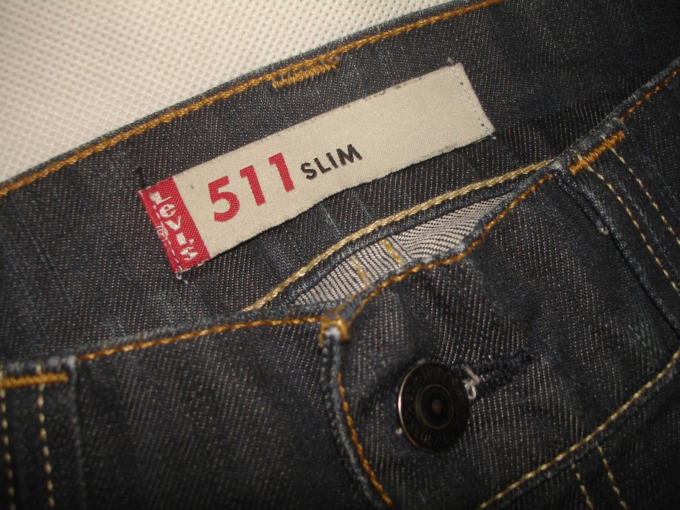 LEVIS 511 W34 L32 oryginalne spodnie Jeans