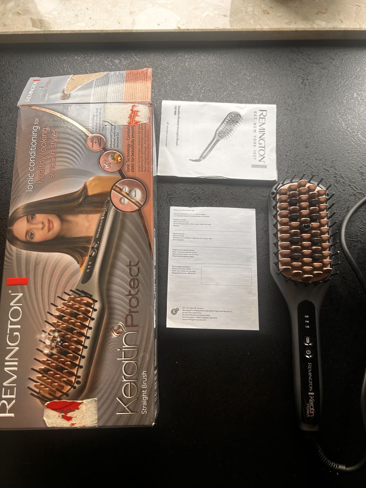 Remington szczotka prostujaca włosy nowa