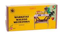 Drewniany warsztat mechanika  firmy Malowany Las
