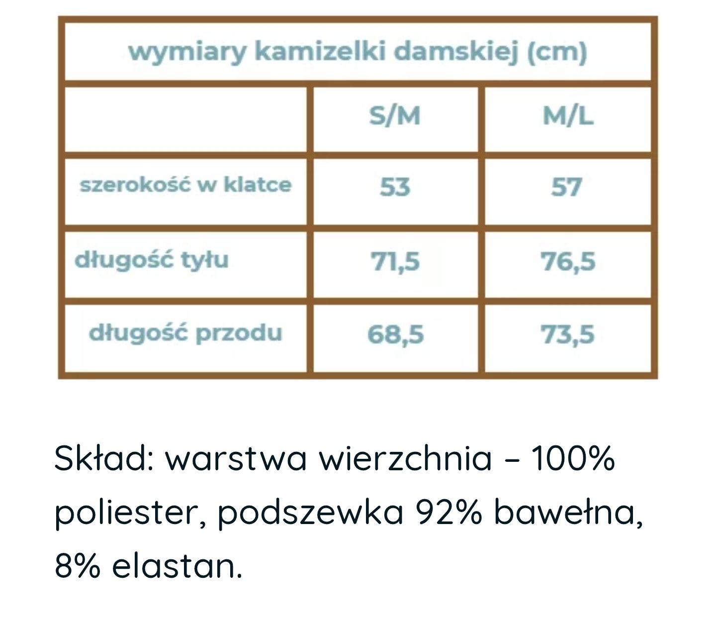 Strojmisie kamizelka damska rozm M/L
