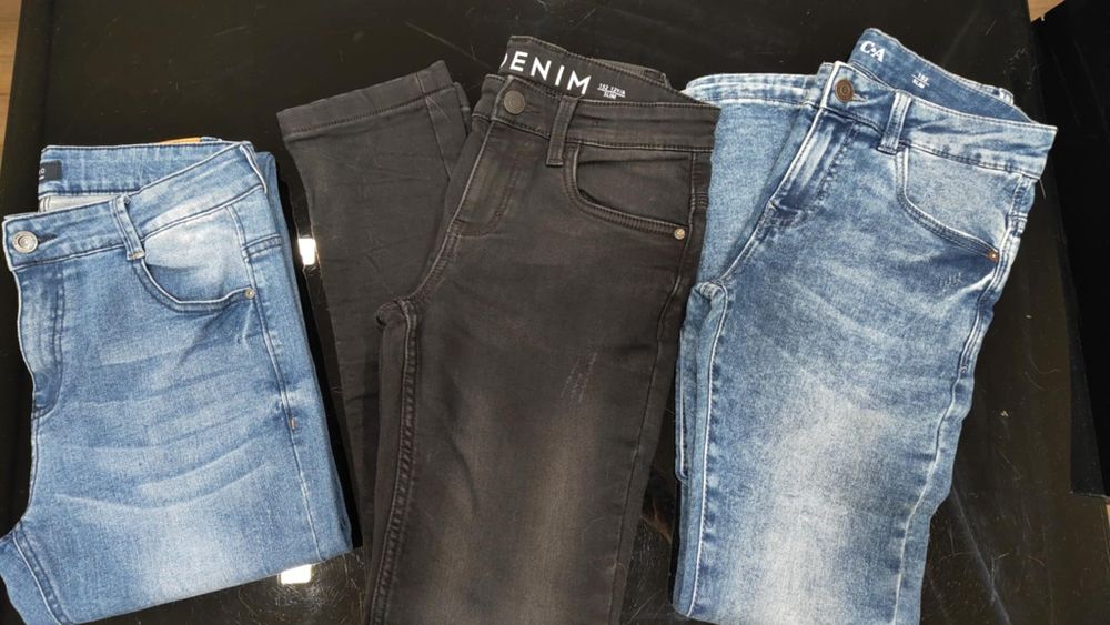 Pack 3 calças Slim fit tamanho 12 anos
