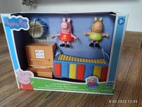 Peppa Pig. Świnka Peppa. Zestaw muzyczny. 2 figurki. Instrumenty.