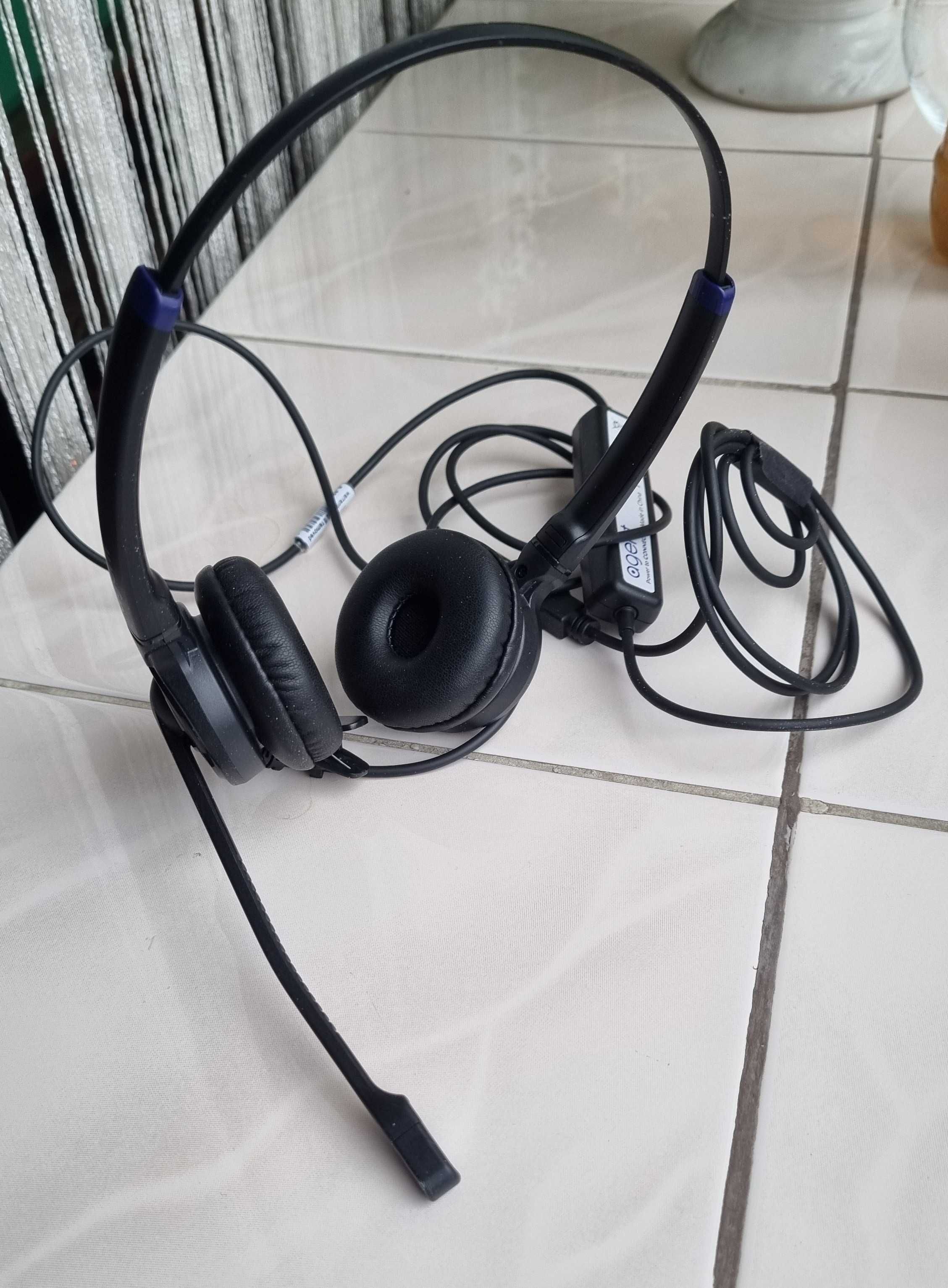 Гарнітура USB бінауральна Agent AU-40.