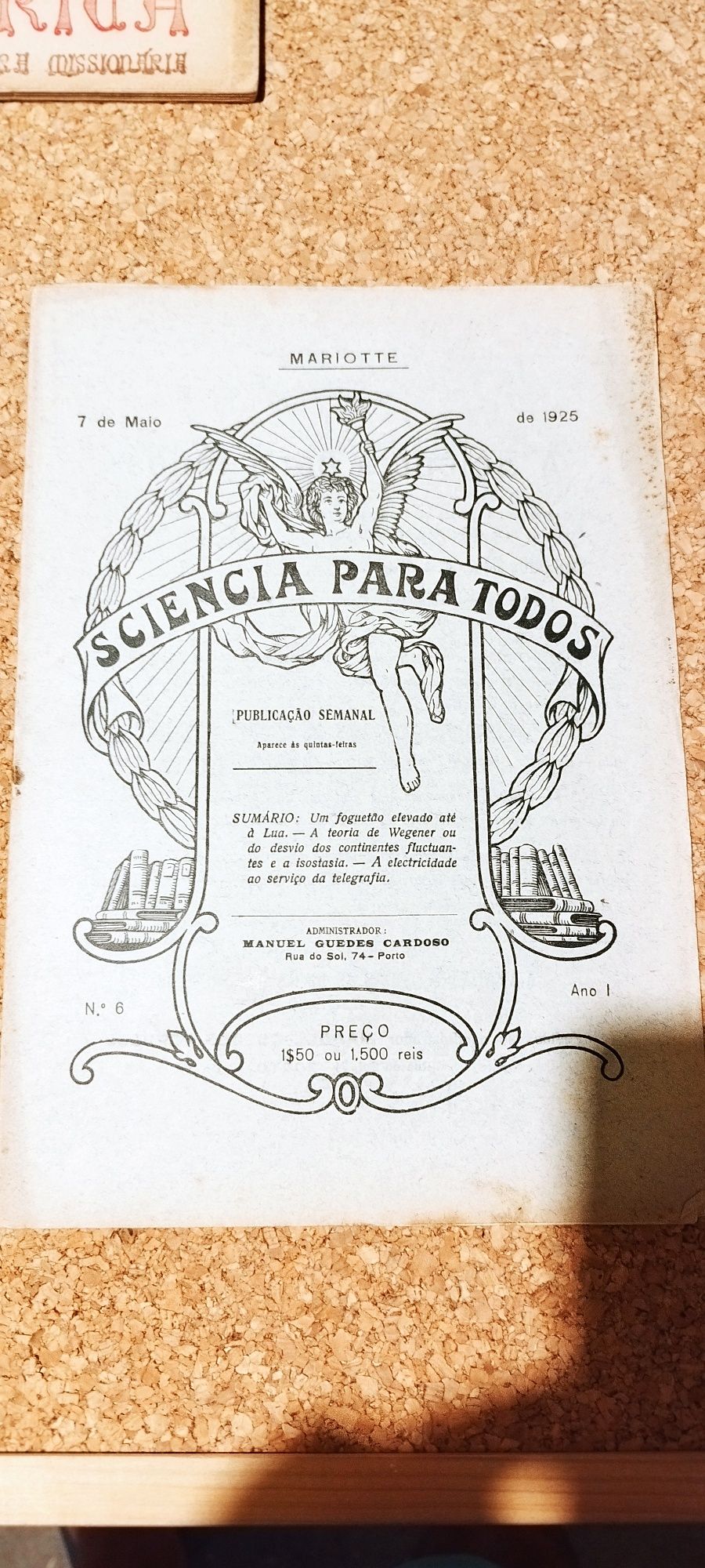 Revista Ciência para todos - 1925