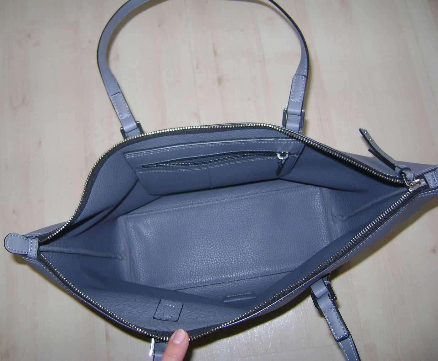 CALVIN KLEIN oryginalna torebka shopper szara