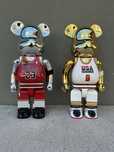 Коллекционная игрушка Bearbrick Jordan Bulls и Bearbrick Jordan USA