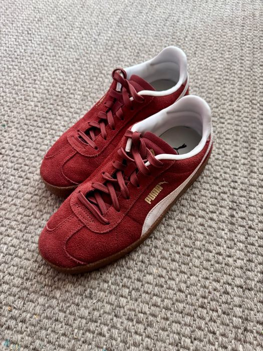 Кеди puma бежева підошва