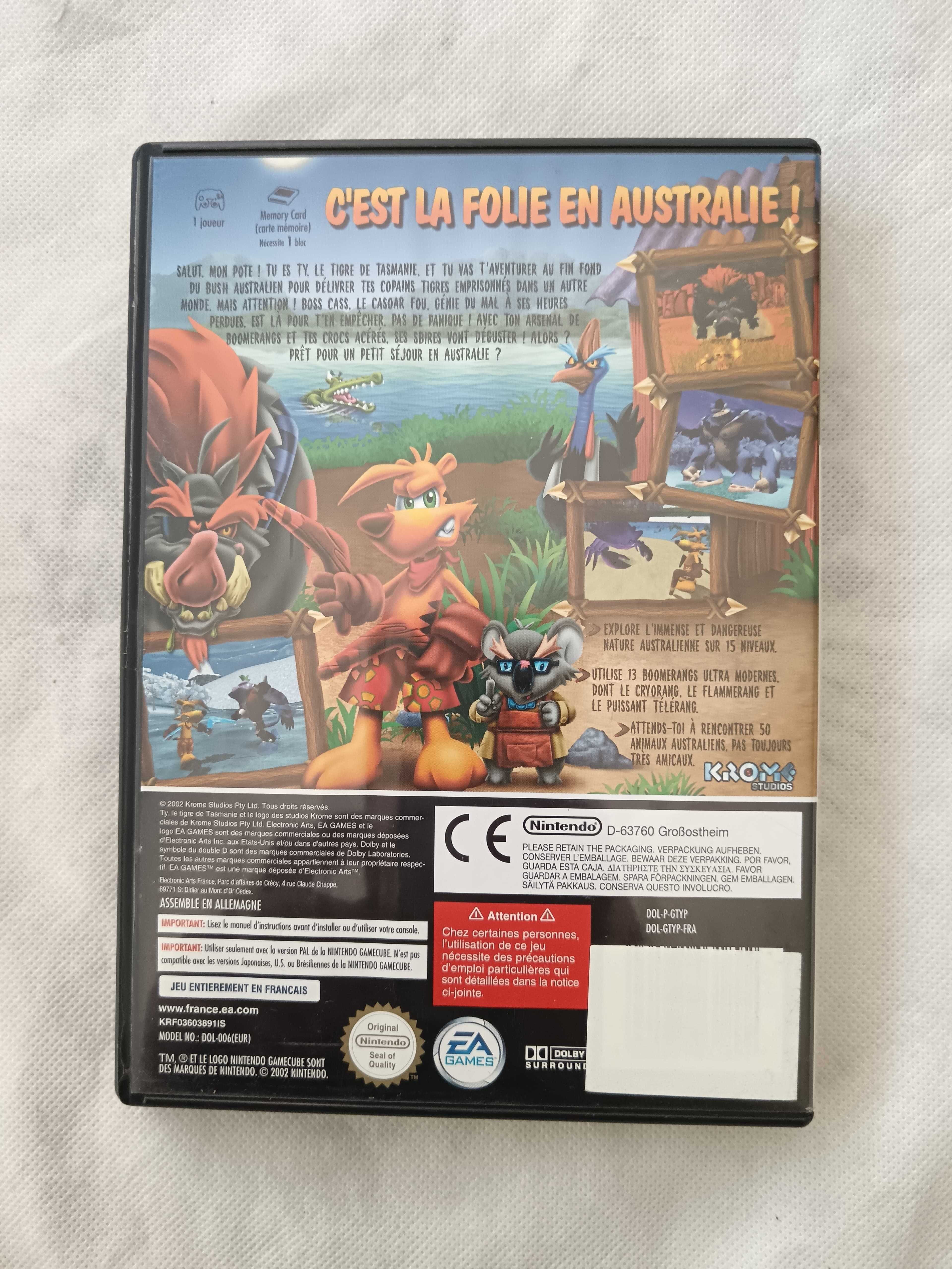 Ty, le Tigre de Tasmanie [Nintendo GameCube, 2002] No Manual - French