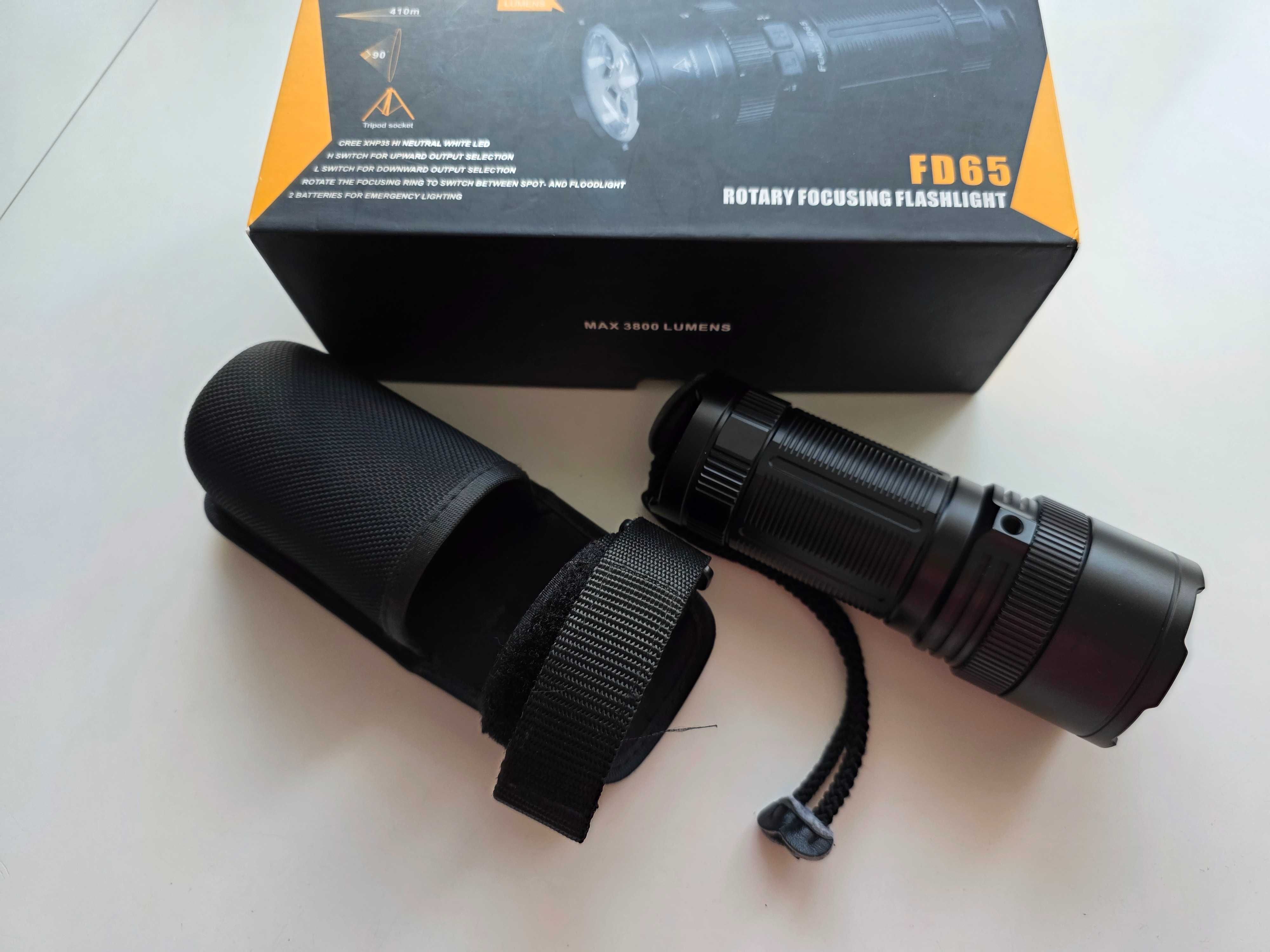 Latarka fenix fd65 max 3800 lumens
