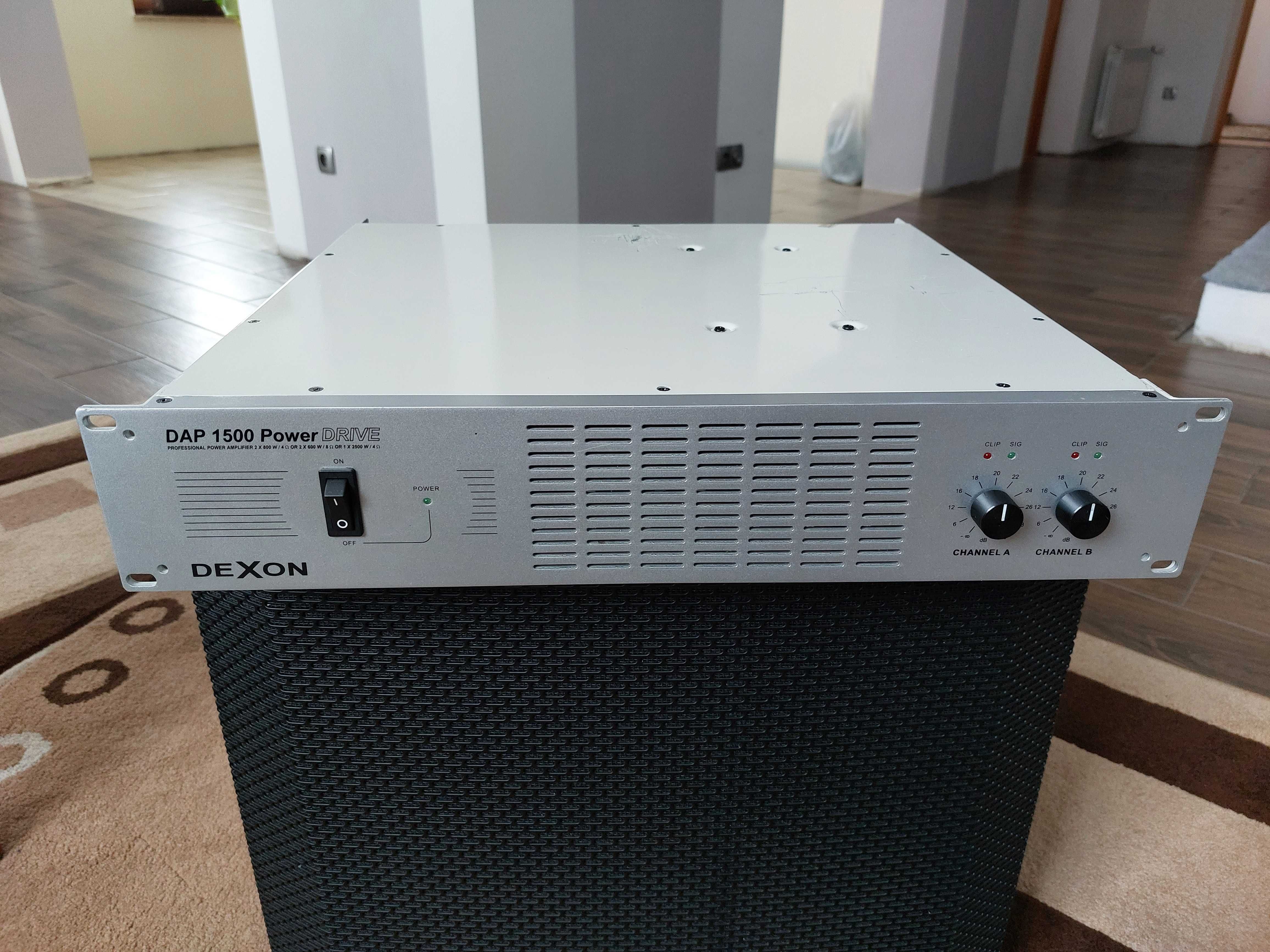 Wzmacniacz DEXON DAP - 1500 POWER DRIVE