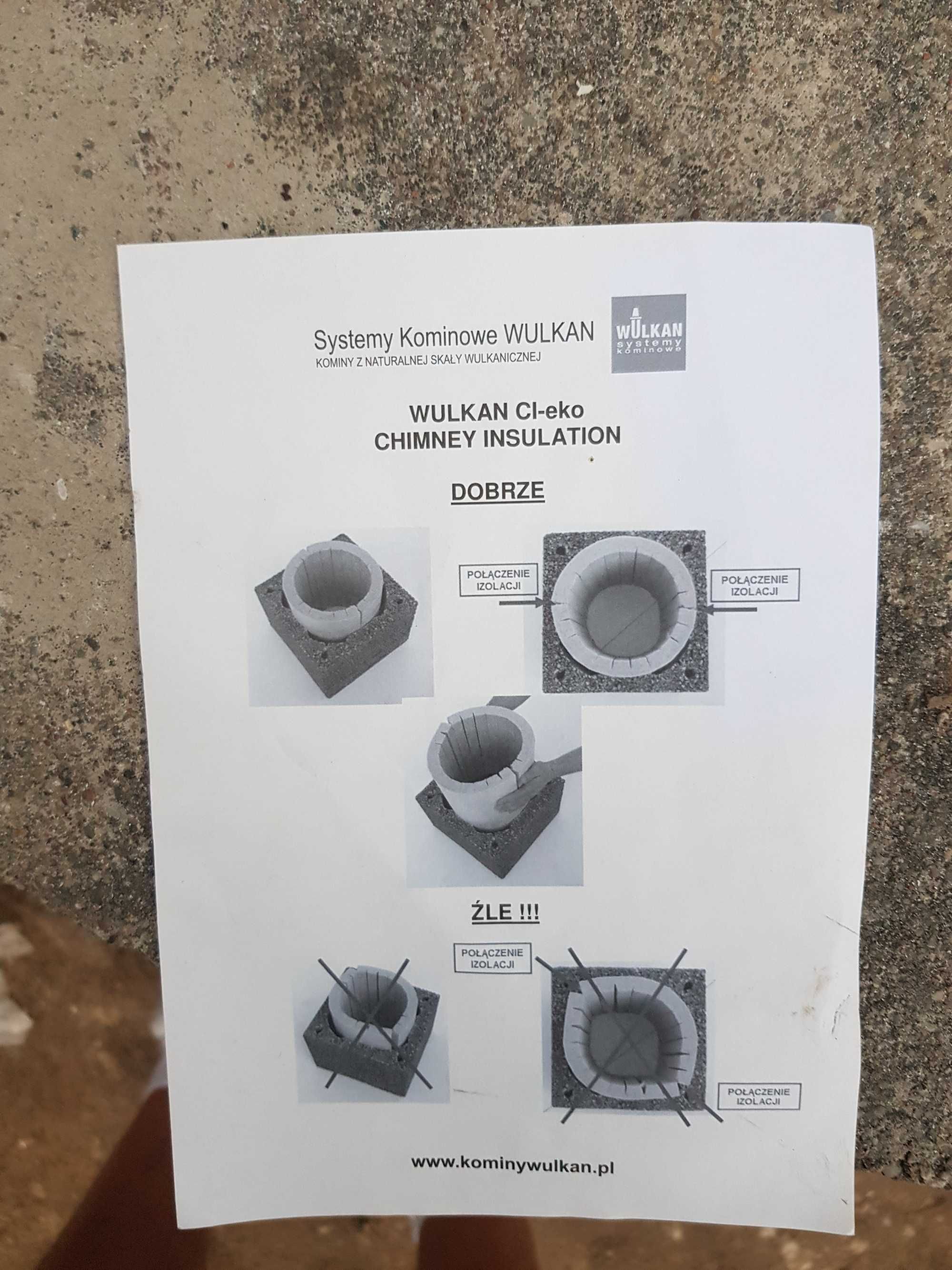 trójnik spalin do komina wulkan