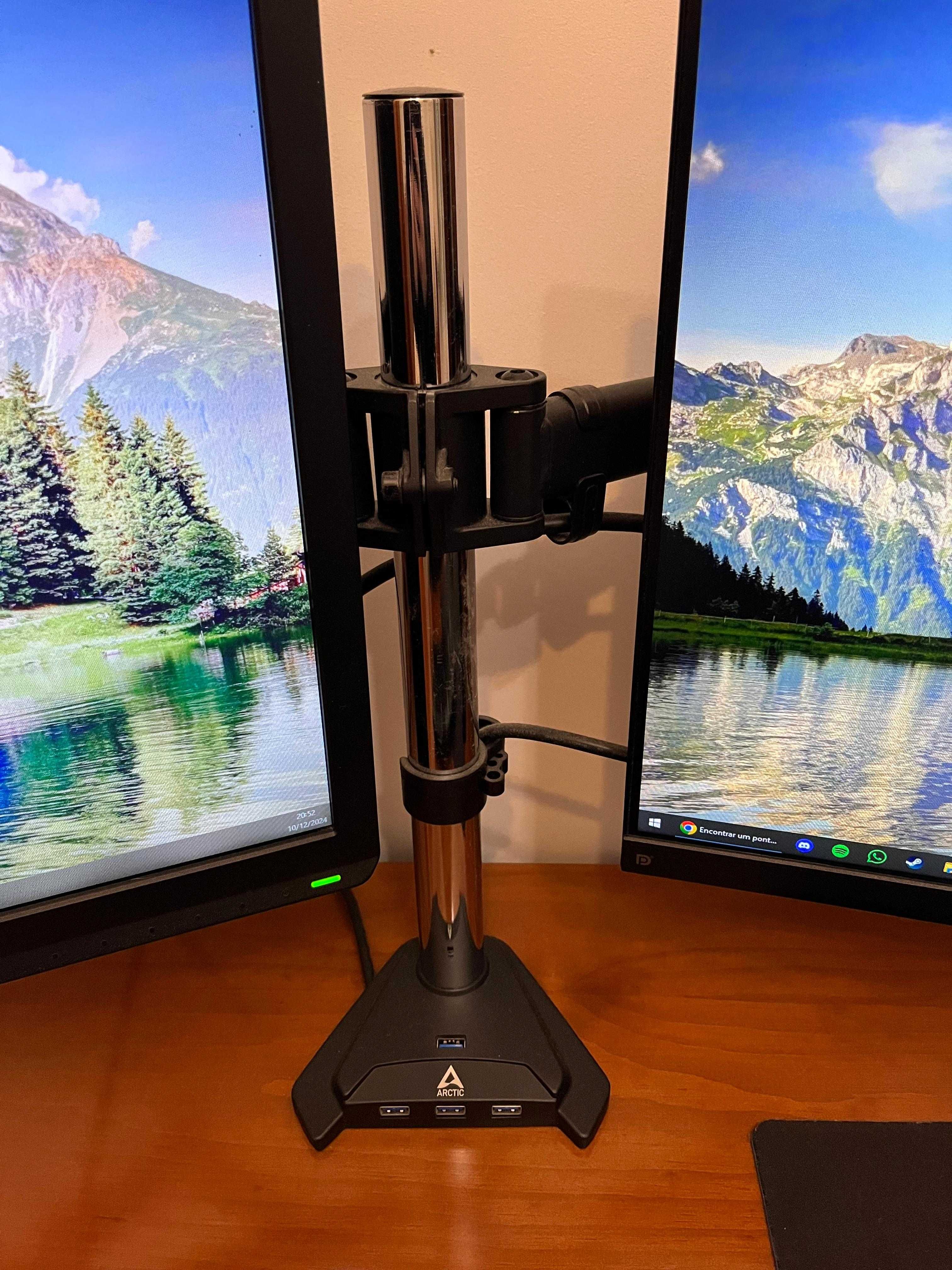 Setup Gaming completo - inclui torre, monitores e perifericos