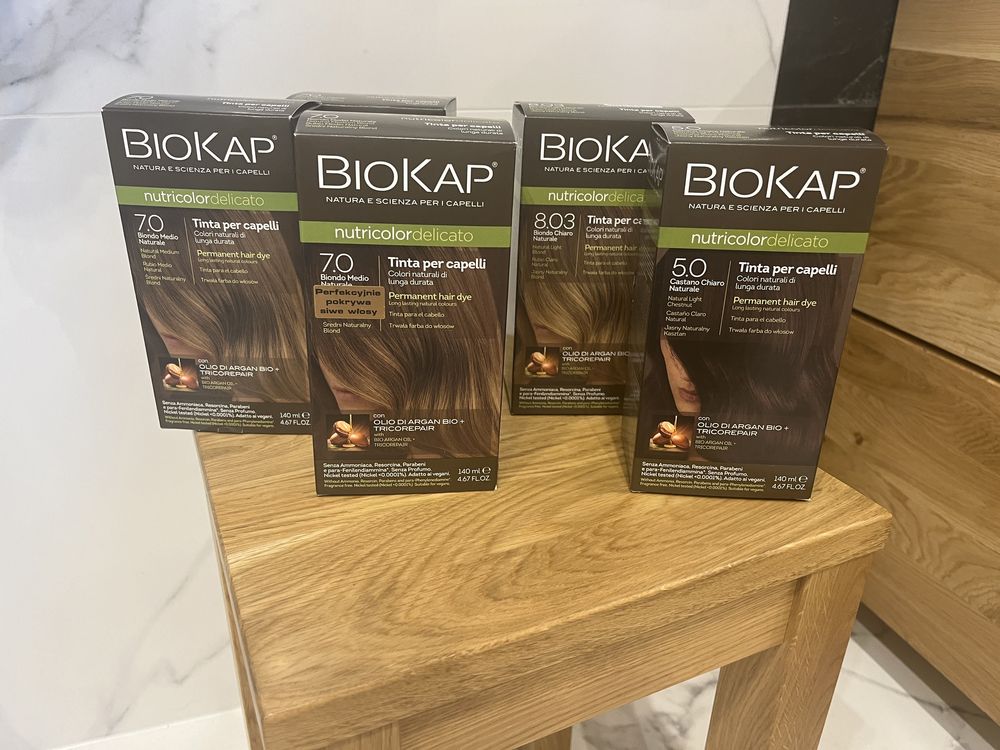 Farba do włosów Biokap delicato
