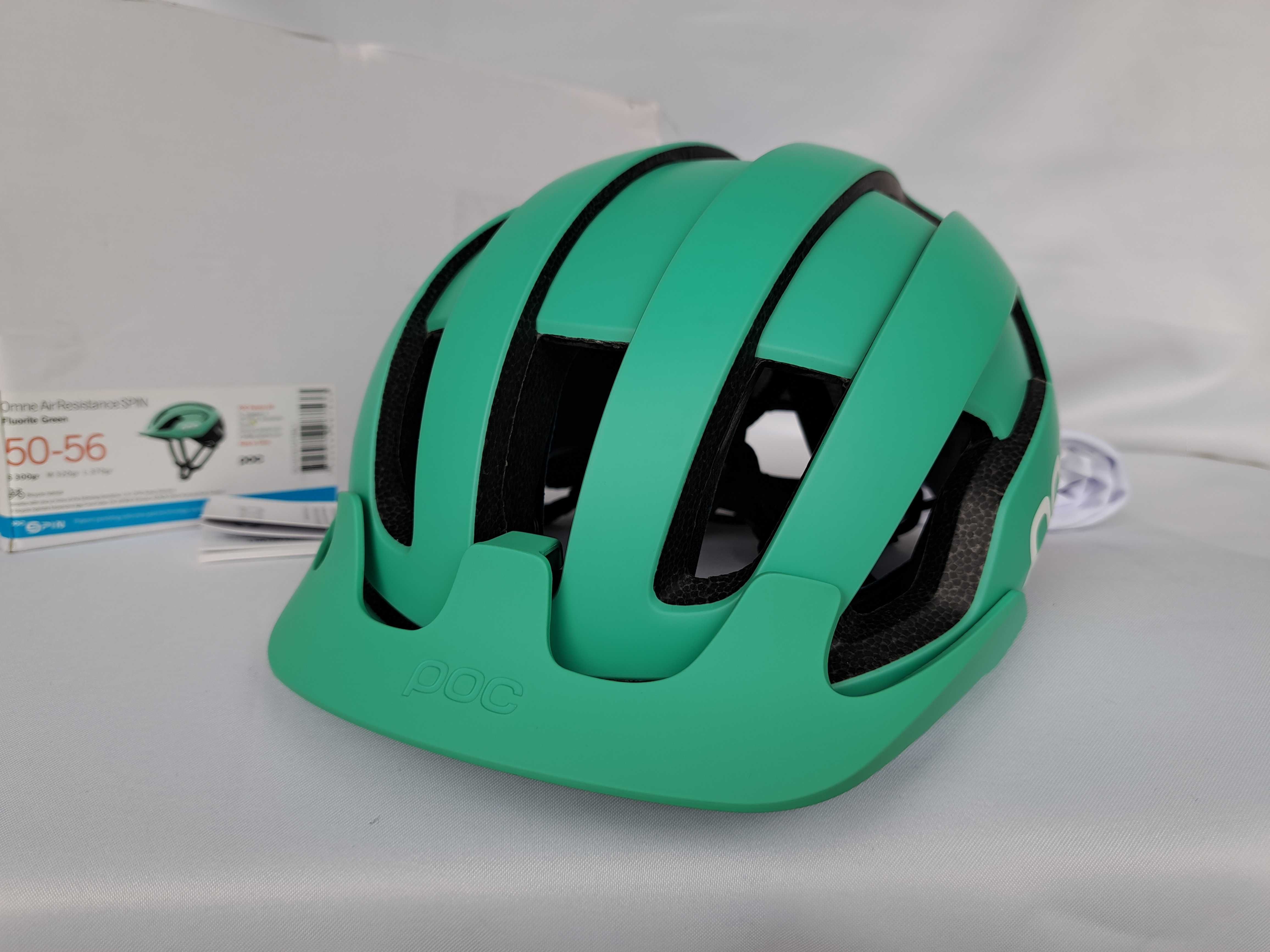 Kask rowerowy Poc Omne Air Resistance Spin Fluorite Green S 50-56cm