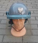 Milicja kask milicyjny kask z przyłbicą wz.83 zomo mo milicjant ptl