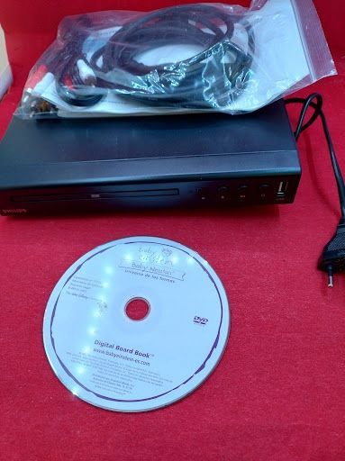 odtwarzacz dvd philips czarny zestaw opis retro