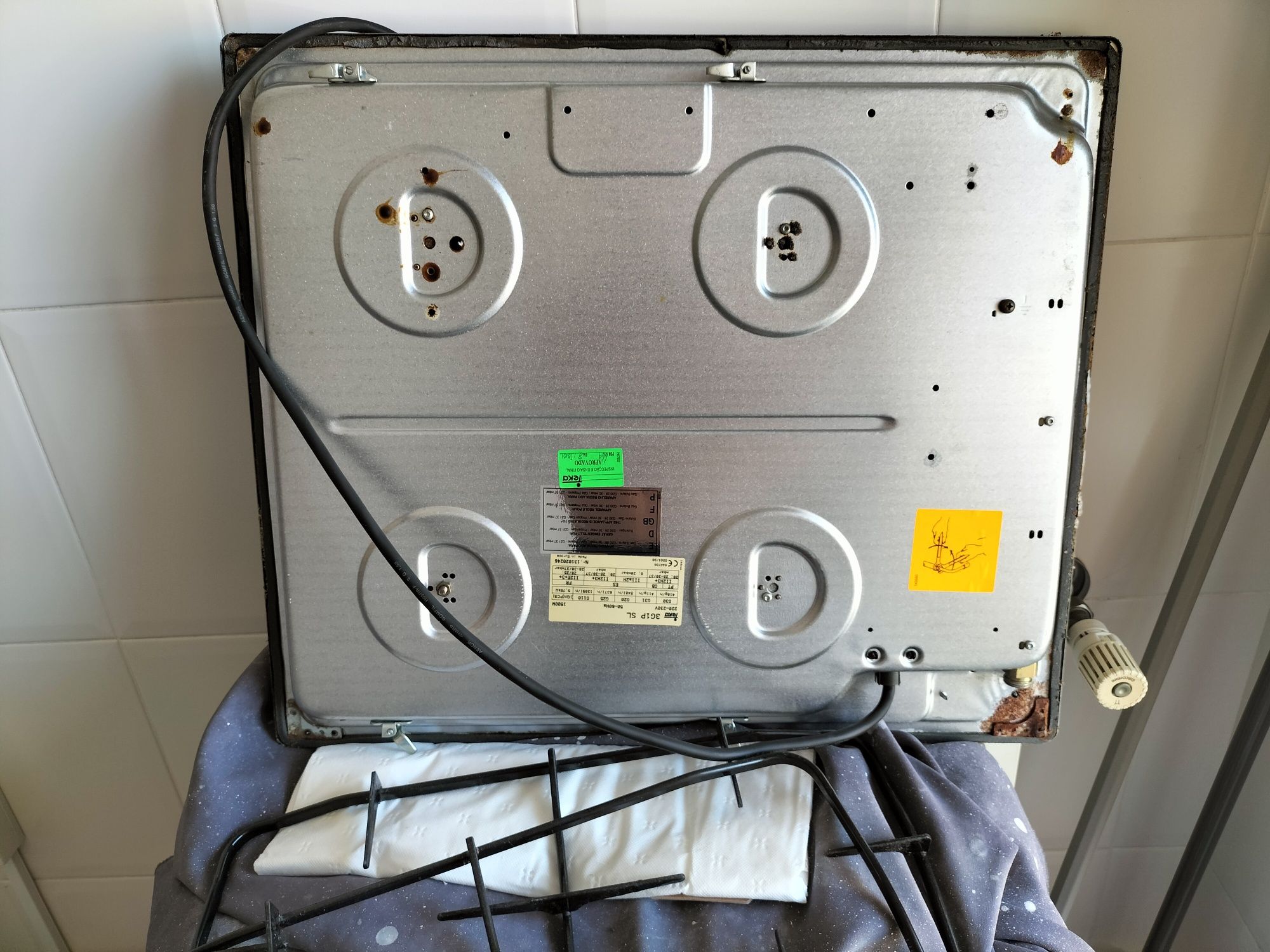 Vendo placa a gás e eletrica