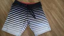 Шорты летние пляжные XS черно-белая полоска H&M (НМ)