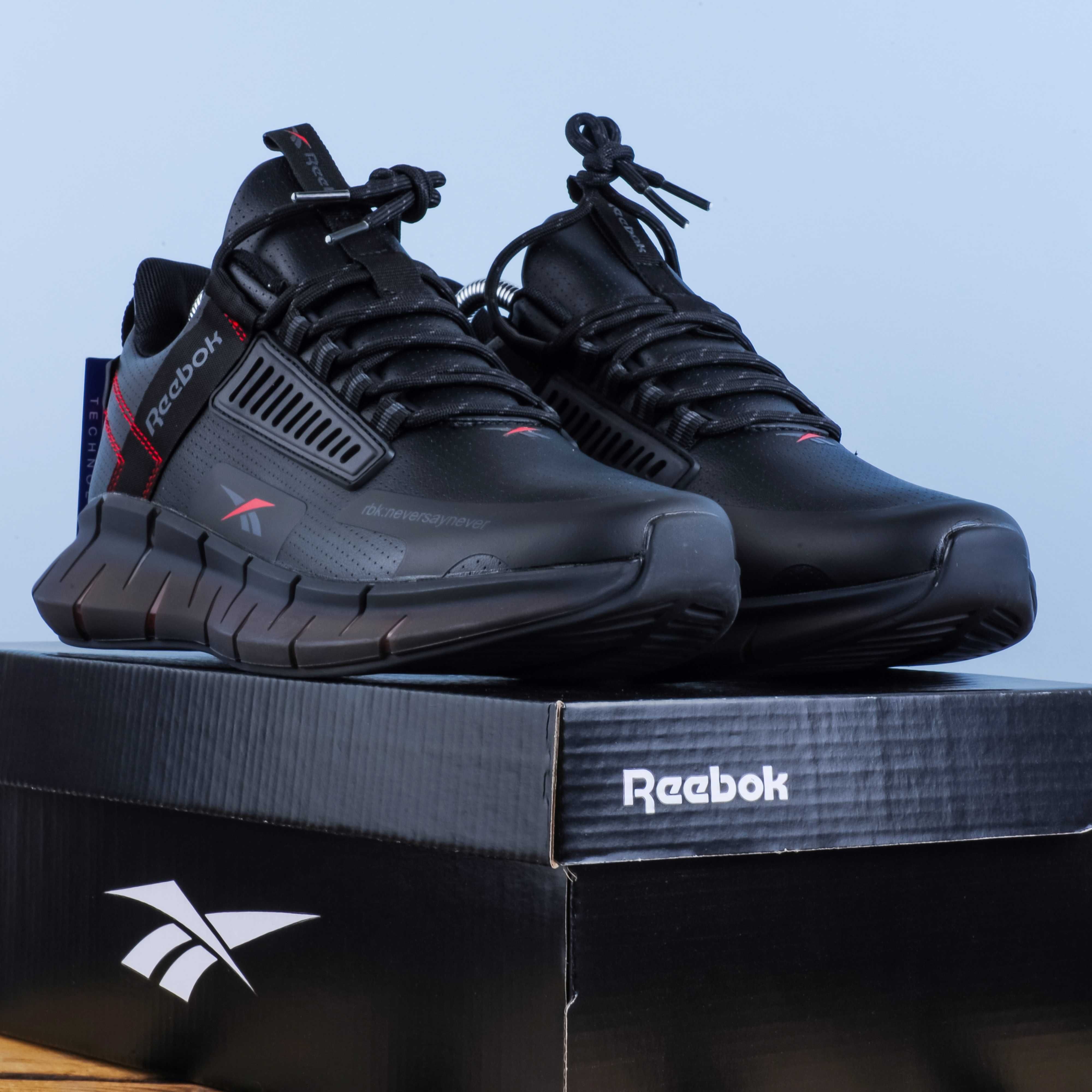 (1739) Чоловічі Кросівки Reebok Zig Kinetica чорні (42-45) рібок